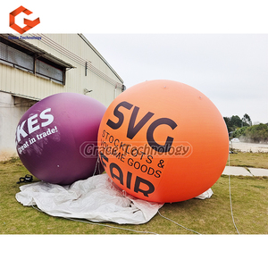 Palloncino gonfiabile in PVC stampato personalizzato <span class=keywords><strong>da</strong></span> 10ft per la pubblicità di grandi mongolfiera ad elio con caratteristiche di <span class=keywords><strong>tenda</strong></span> e arco - Product Image 3