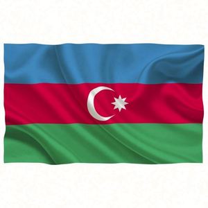 Banderas Nacionales Personalizadas por Sublimación, Venta Caliente, Directo de Fábrica, Banderas de Azerbaiyán, Banderas de Cuba - Product Image 1