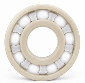 Rodamiento de bolas de ranura profunda de plástico PEEK 6204, 20x47x14mm, con bolas de cerámica de circonia y jaula de PTFE - Product Image 3