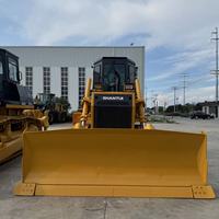 Bulldozer Usado Shantui SD13L para Terrenos Pantanosos, Topadora de Orugas de Segunda Mano, Maquinaria Pesada China Original para Proyectos de Construcción en Terrenos Fangosos