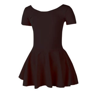 子供半袖バレエレオタードシフォンスカートダンスドレスバレリーナ体操着女の子クラスステージ - Product Image 3