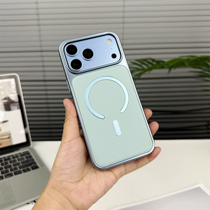 เคสแม่เหล็กแบบด้านกึ่งโปร่งแสงสำหรับ iPhone 17 16 15, เคสแปลงเลนส์ใหญ่สำหรับ iPhone 12 Pro ถึง 18 Pro Max - Product Image 4