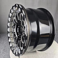 Nouvelles jantes en alliage forgées Beadlock Drag Wheels noir mat 25 mm 15-20 pouces pour C8 M5 pour la course