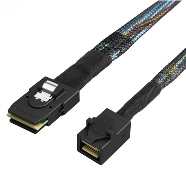 Mini SAS HD Adapter Cable for SFF-8643 to SFF-8087 36 Pin Server Motherboard 1M Internal High Density Raid Data Cable Cord