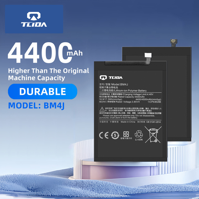 TLIDA BM4J 4400mah 3.85V Lithium Cell Polymer Replaceable Battery for Xiaomi Redmi Note 8 Pro Mobile Phone Use Stock Available