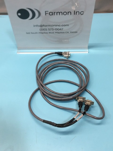 AMAT 0150-03637 MALE TO 2 EA MALE 9-PIN D-SUB CABLE, 180073