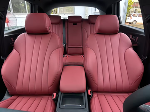 Funda de Asiento Deportiva Personalizada de Cuero PU Rojo <span class=keywords><strong>Vino</strong></span> de Lujo, Impermeable, con Fibra de Carbono, para Audi Q5 2010-2024, Tamaño Escaneado en 3D - Product Image 1