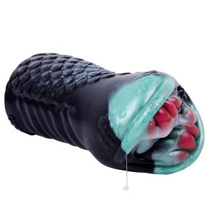 Masturbador GEEBA Black Mamba Fantasy, Copa de Masturbación de Silicona con Vagina Suave y Ajustada, Diseño de Serpiente, Antílope, Juguete Sexual Masculino, Venta al Por Mayor - Product Image 2