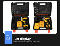 Nouvel ensemble perceuse-visseuse sans fil multifonction à batterie, kit combiné Craftsman pour le travail du bois et la construction