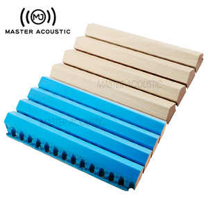 Master <span class=keywords><strong>Acoustic</strong></span> Rắn Gỗ <span class=keywords><strong>Acoustic</strong></span> tấm, tam giác cong khuếch tán Nhà hát giảng đường phòng thu - Product Image 2
