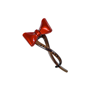 Venta caliente Simple Bow Twist Banana <span class=keywords><strong>Hair</strong></span> Clip de moda Ladies <span class=keywords><strong>Hair</strong></span> Grip para niñas pinzas para el cabello - Product Image 6