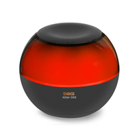 NSM-068 Enceinte portable sans fil avec subwoofer, lumière RGB, radio FM/TF/USB, pour fêtes à domicile, DJ, stéréo, super basses, radio, enceinte sans fil