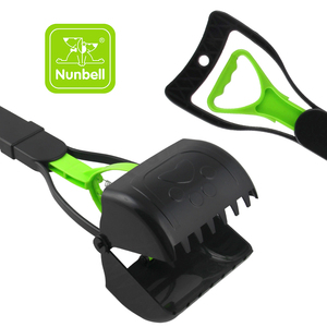 Nunbellpets Mango largo Pet <span class=keywords><strong>Pooper</strong></span> <span class=keywords><strong>Scooper</strong></span> Plástico ABS portátil con bolsa para caca Precio de fábrica Característica reutilizable - Product Image 3