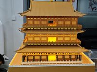 Maqueta Arquitectónica China Antigua Personalizada, Modelo de Edificio Tradicional Hecho a Mano para Exhibición