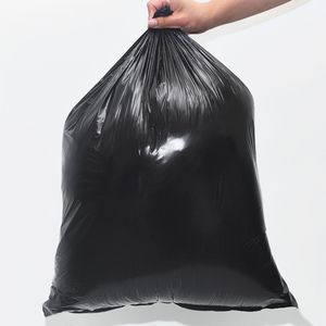 Sacs poubelle Offre Spéciale 33 gallons grands déchets en plastique noir pour la maison, la cuisine, le bureau, les hôpitaux - Product Image 3
