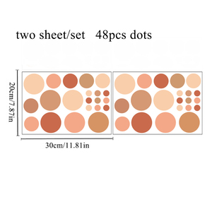 Di alta qualità a <span class=keywords><strong>pois</strong></span> adesivi da parete per il bambino a prova di acqua Boho adesivo da parete per la decorazione per la casa camera dei bambini - Product Image 5