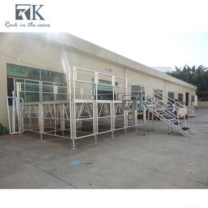 Plataforma de Escenario Portátil de Aluminio, Escenarios Móviles con Altura Ajustable y Capacidad de Carga de 750 kg/m² - Product Image 6