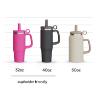 Tasses et gourdes Hong Ling compatibles avec les porte-gobelets de voiture, durables et à large ouverture, en acier inoxydable, isolées sous vide, pour la randonnée