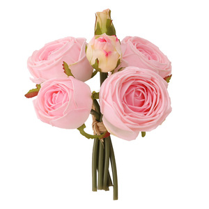 Taylor Rose <b>Artificial</b> <b>Bouquet</b> 6-Headed Silk Flower High Simulation Wedding Home Decoration - Product Image 5