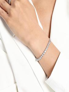 Gioielli alla Moda, Bracciali Geometrici Trendy in Ottone Placcato Platino con Zirconi Lucidi, Stile Hip Hop, 2mm-6mm, per Donne e Uomini - Product Image 5