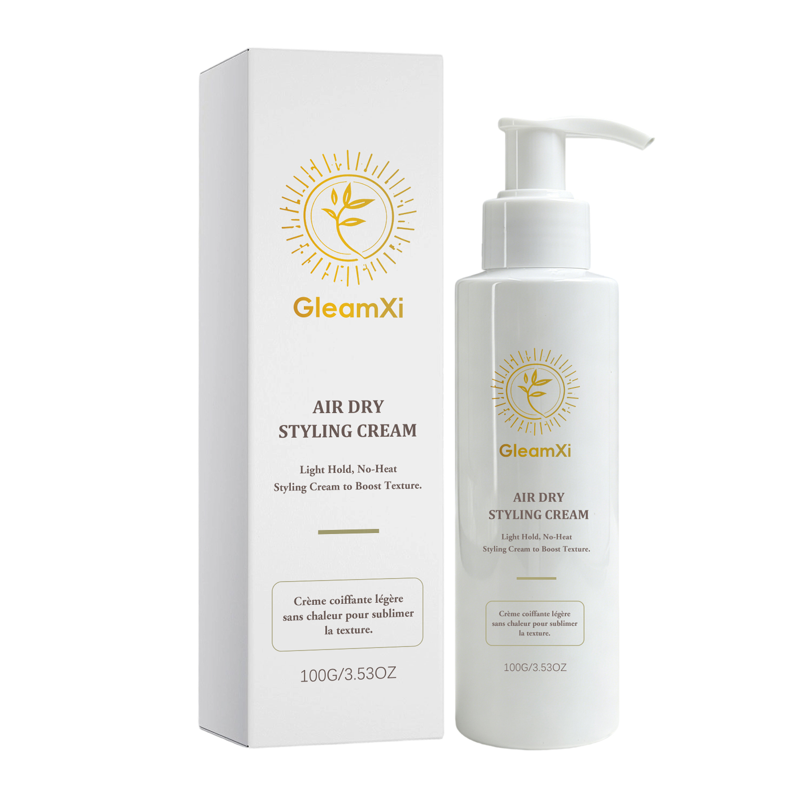 Crema de peinado para secado al aire