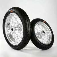Ensemble de roues Supermoto Sumos de 17 pouces, noir et chrome, pour Surron LBX, pour Surron Light Bee X Supermotos, assemblage complet