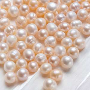 ไข่มุกธรรมชาติไร้เมล็ดคุณภาพสูง ขนาด 10-11 มม. สำหรับงาน DIY ขายส่ง ร้อยเชือก ทำเครื่องประดับข้ามพรมแดน - Product Image 3