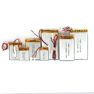 グレードACustomized 3.7V <span class=keywords><strong>Li</strong></span>-<span class=keywords><strong>PO</strong></span>バッテリー351725 401237 503738 633650752035 903450 120mAh 350mAh 830mAh 2250mAh <span class=keywords><strong>Li</strong></span>-polymerバッテリー - Product Image 1