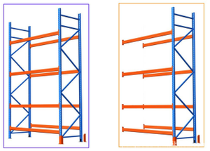 رف منصة صناعي مزدوج عميق, رف منصة صناعي مزدوج عميق ، رف تخزين انتقائي تقليدي ، رف تخزين مستودع - Product Image 6