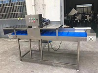 Machine à éplucher les poireaux et les ciboules à air comprimé de qualité supérieure, prête à l'exportation