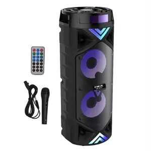 Cmik mk-8812 audio subwoofer karaoke drahtlose tragbare fernbedienung mikrofon altavoz par lantes bocinas lautsprecher