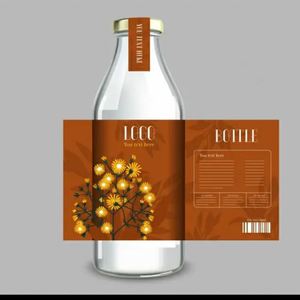 Custom Self-Adhesive <b>Waterproof</b> Roll Printed Stickers Hot Melt Food Safety <b>Labels</b> for Juice Bottle Packaging for Food Beverage - Product Image 3