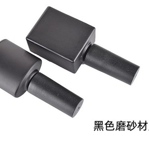 Botella de esmalte de uñas de vidrio blanco, dispensador vacío de 10 ml, forma rectangular, para retoques de esmalte en gel, botella pequeña portátil negra - Product Image 4