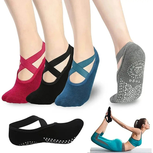 <span class=keywords><strong>Calcetines</strong></span> deportivos de algodón antideslizantes, parte inferior de Gel antideslizante, silicona <span class=keywords><strong>para</strong></span> interiores, Fitness, mujeres, <span class=keywords><strong>Yoga</strong></span>, punta, calcetín <span class=keywords><strong>para</strong></span> Pilates - Product Image 1
