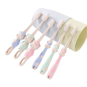 Cepillo <span class=keywords><strong>de</strong></span> dientes <span class=keywords><strong>de</strong></span> plástico desechable para niños, material <span class=keywords><strong>de</strong></span> paja respetuoso con el medio ambiente para <span class=keywords><strong>Hotel</strong></span> - Product Image 1
