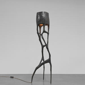 Lampe sur pied de sculpture moderne nordique, hall d'hôtel, département des ventes, décoration de magasin, coin, sculpture LED originale, lampe sur pied - Product Image 5