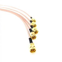 Câble coaxial RF RG316 à faible perte, connecteur SMA mâle vers UHF SO239 femelle, pour antenne de radioamateur BAOFENG UV-5R