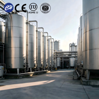 Réservoir de stockage industriel en acier inoxydable de 1000 litres (vertical/horizontal) certifié ASME CE