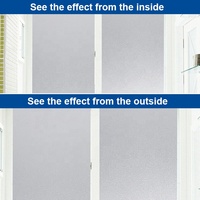 Weiße matte Sichtschutz folie Milchglas undurchsichtige weiße Dekoration Fenster folie