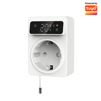 Thermostat de type prise série TP4W utilisé pour les contrôleurs de température d'appartement, petits thermostats en PC ignifuge
