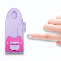 Machine d'Impression d'Ongles d'Art Vente Chaude en Usine, Kit d'Estampage de Dessins de Machine d'Impression Nail Art DIY Outils de Manucure