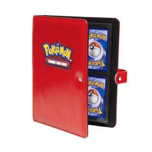 <b>For</b> <b>Pokemon</b> Premium Snap <b>Binder</b> Customizable Red Mini Sport <b>Card</b> and Photo <b>Binder</b> Light Weight PU Leather PP Material - Product Image 5