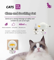 Recharge de phéromones en gros 48 ml pour diffuseur, longue durée 30 jours, soulagement du stress, usage domestique pour la réduction de l'anxiété chez les chiens et les chats, kit diffuseur apaisant