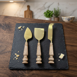 Ensemble de couteaux à fromage haut de gamme, outils de service modernes en acier inoxydable pour plateaux de fromages, tables d'apéritifs et fournitures de fête - Product Image 4