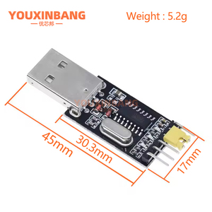 Módulo USB a TTL CH340, Placa <span class=keywords><strong>de</strong></span> Actualización, Cable <span class=keywords><strong>de</strong></span> Descarga para Microcontrolador STC, Placa <span class=keywords><strong>de</strong></span> Programación USB a Puerto Serie - Product Image 2