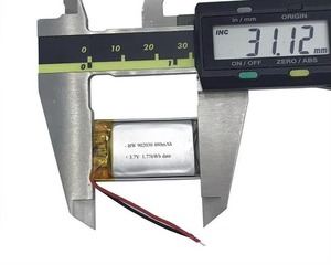 BW перезаряжаемая 902030 3,7 В 500 мАч, литий-ионный полимерный аккумулятор крошечного размера, литий-полимерный <span class=keywords><strong>Li</strong></span>-<span class=keywords><strong>po</strong></span> аккумулятор, плата системы управления - Product Image 3