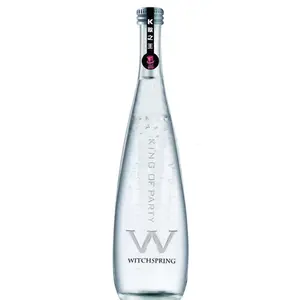 Botol kaca air super flint dan botol kaca air mineral dengan tutup sekrup 750ml botol air kaca
