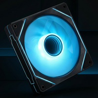 Ventilateur de refroidissement CPU LED coloré à roulement fluide Prism 4e génération Infinity Mirror 12 cm 45 CFM 6-25 dB(A) pour PC de jeu et ordinateur de bureau