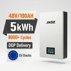 Batería LiFePO4 de 5kWh 51.2V 100Ah Estilo <span class=keywords><strong>Powerwall</strong></span> con Pantalla LCD, Larga Duración para Inversores Deye, Growatt, Goodwe, Victron, MSDS UN38.3 - Product Image 1