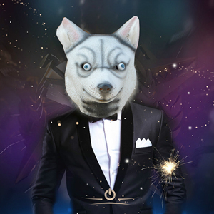 Masques de bal d'Halloween, coiffes amusantes en forme d'animaux pour cosplay et spectacles mettant en scène Huskies et Malamutes d'Alaska - Product Image 3
